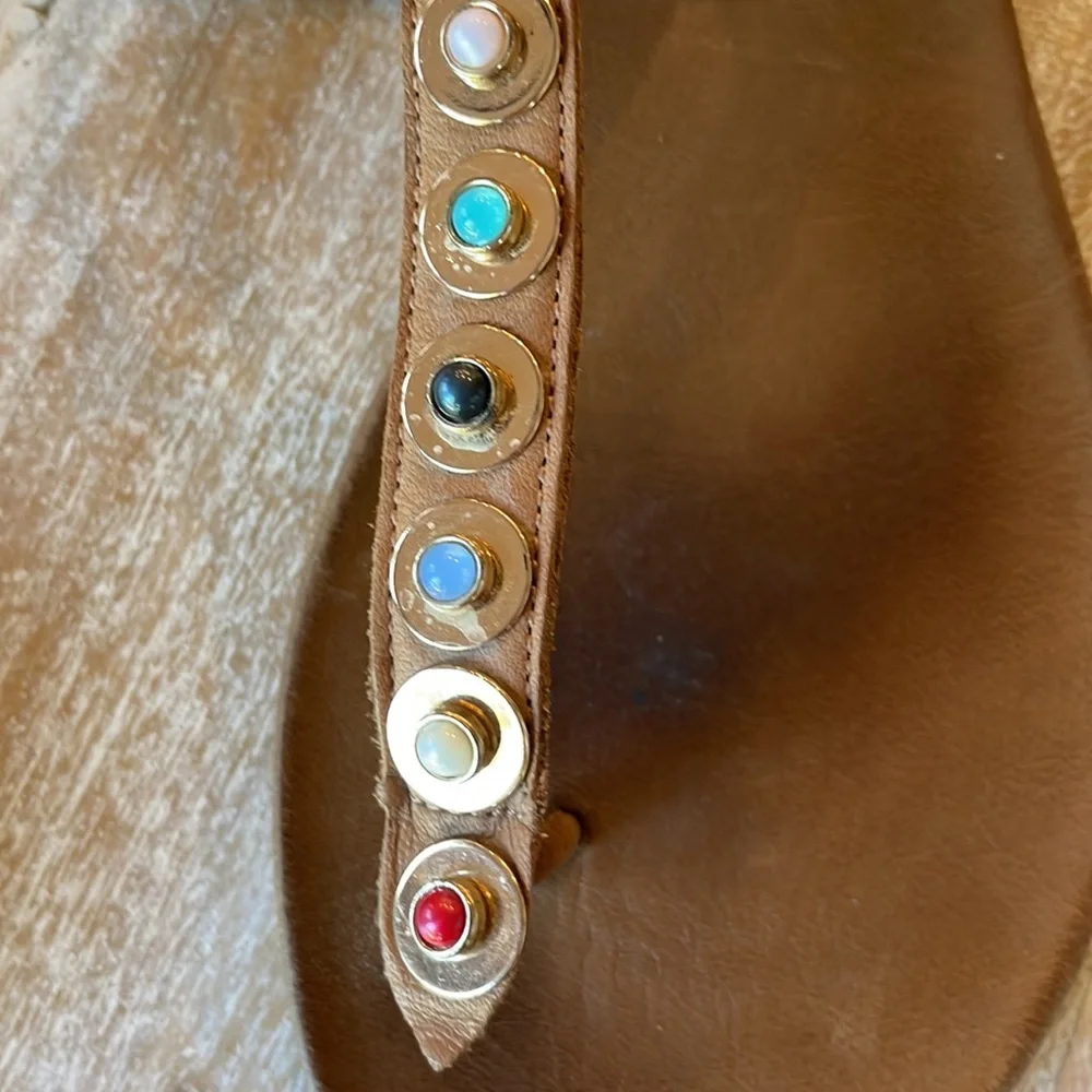 Kurt Geiger London studded t strap sandals - Picture 3 of 5